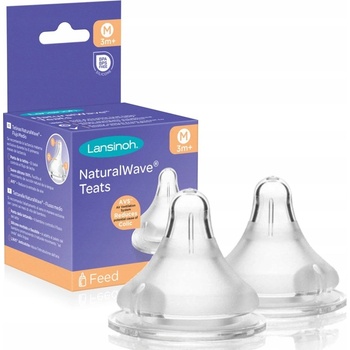 Lansinoh savička NaturalWave střední průtok 2 ks transparentní