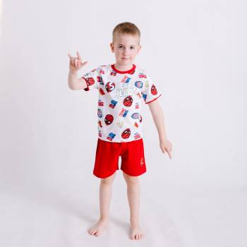 E plus M chlapčenské pyžamo Spiderman modrá