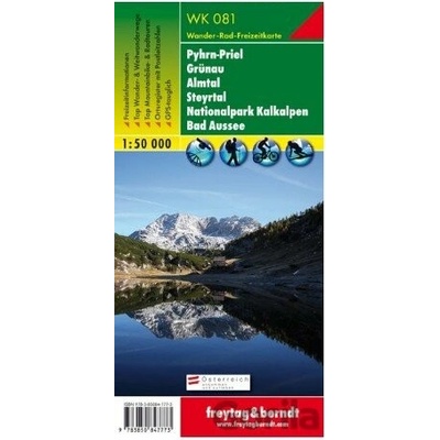 Turistická mapa Grunau Almtal