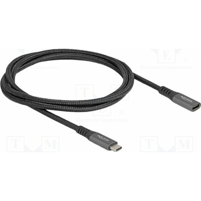 Delock 80022 dvousměrný USB C zásuvka USB C vidlice zlacený 1m