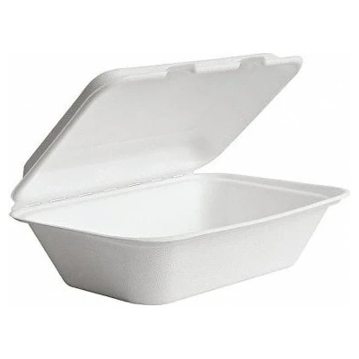 Menu box 18x13cm 600ml z cukrové třtiny (50ks) Love Nature