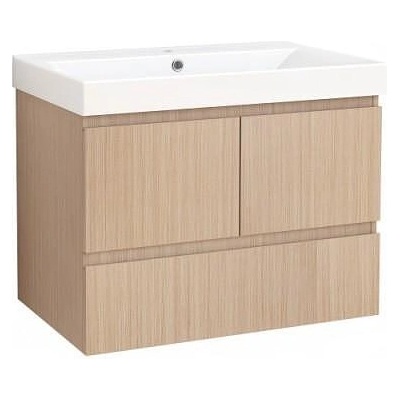 Inter Ceramic Конзолен PVC шкаф DAVIDE-75 9046-75+УМИВ. 5953W-76CM, Inter Ceramic, 73.5x53.5x45см (9046-75+УМИВ. 5953W-76CM)