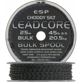 ESP Olověná šnúra Leadcore Choody Silt 25m 45lb