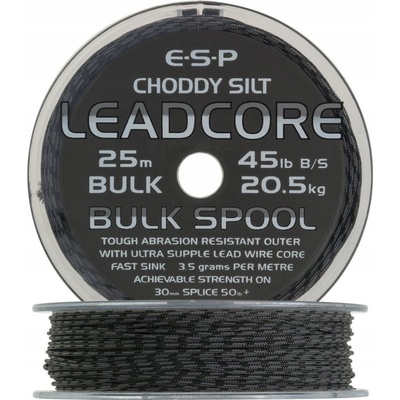 ESP Olověná šnúra Leadcore Choody Silt 25m 45lb