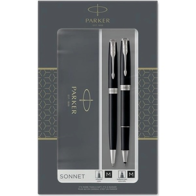 Parker Sonnet Black CT sada roller a kuličková tužka 1501/8893259