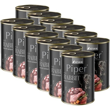 Dolina Noteci Консерва Piper Senior с заек и тиква 12 x 400 г