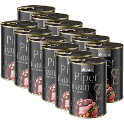 Dolina Noteci Консерва Piper Senior с заек и тиква 12 x 400 г