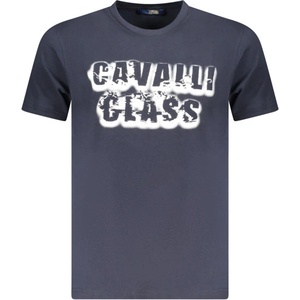 Cavalli class Тениска с къс ръкав за мъже cavalli class, Размер 2xl, Цвят Синьо (txt61cjd060_bl04502)