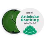 PETITFÉE Artichoke Soothing Hydrogel Eye Mask - Успокояващи хидрогел пачове за очи с артишок 60бр