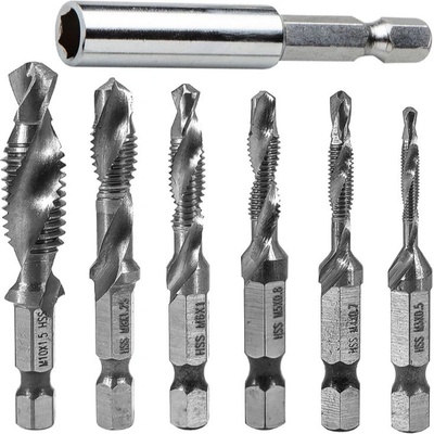 VERKE Комплект свредла с резба v86231 m3-m10 hss 1/4 (v86231)