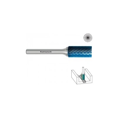 Karnasch Борфреза B (ZYB) Ø 3, 0 x 14, 0 (Ø 3, 0) | 38mm HP-2 BLUE-TEC (115010015)