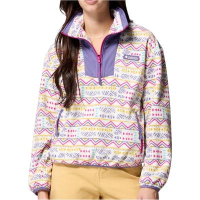 Columbia Дамски поларен пуловер Columbia Women's Sequoia Grove Printed Half Zip Fleece jumper - Sea Salt / Horizons (105-7152-0414)