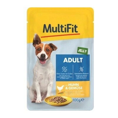 MultiFit Dog Pouch Chicken with Vegetable 100 g