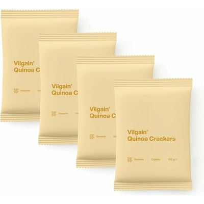 Vilgain Quinoa krekry BIO sezam Multipack 4 x 100 g
