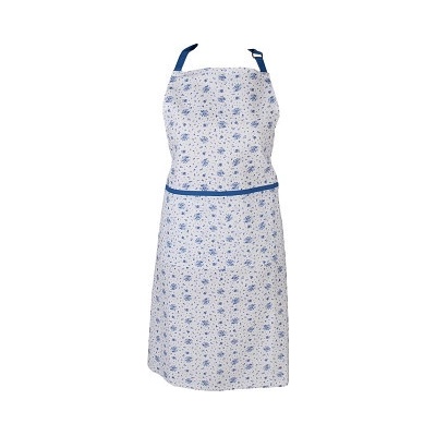 Clayre & Eef Kuchyňská zástěra Blue Rose Blooming BRB41