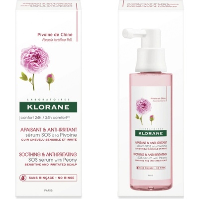 Klorane Pivoine de Chine zklidňující sérum pro citlivou a podráždenou vlasovou pokožku 65 ml