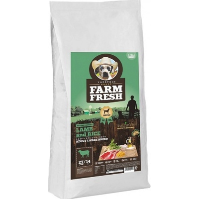 Topstein Farm Fresh Lamb & Rice Adult Large Breed 15 kg