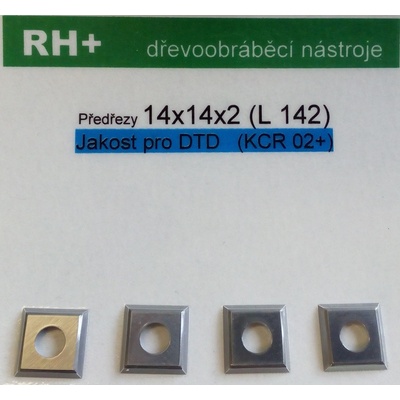 Rh+ Ceratizit žiletka L142 předřez (DTD) blistr o 4 kusech S332539