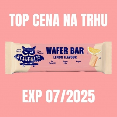 HealthyCo Wafer bar citron 24 g – Zboží Dáma