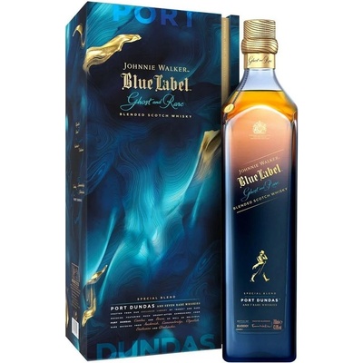 Johnnie Walker Blue Label Ghost and Rare Port Dundas 43% 0,7 l (kazeta)