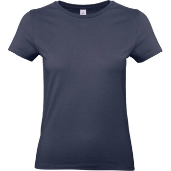 B&C Collection B&C 190 / Дамска тениска от плътен памук - тъмносиня S (01004Tu3401)