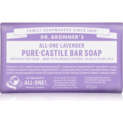 Dr. Bronner's Lavender твърд сапун 140 гр