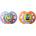 Tommee Tippee Ортодонтични залъгалки Tommee Tippee - Fun Style, 0-6 m, 2 броя, Хипопотам и Зебра (TT.0083.002)