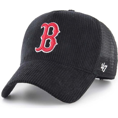 47 brand Шапка с козирка 47 brand MLB Boston Red Sox в черно с апликация (B.THCMS02EWP.BK)