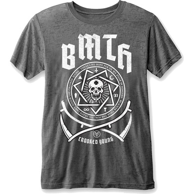 Bring Me The Horizon Crooked Young Charcoal Grey M Риза (BMTHBO01MC02)