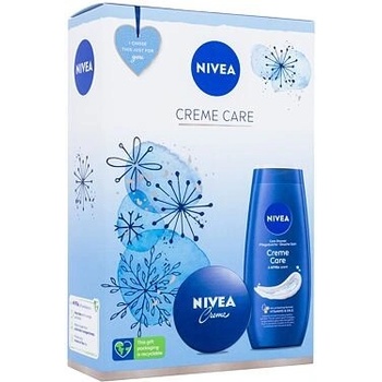 Nivea Creme Care sprchový gel Creme Care 250 ml + univerzální krém Creme 75 ml dárková sada