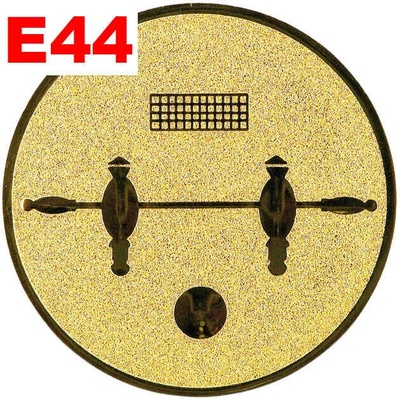 Emblém E44 STOLNÍ FOTBAL umístění na sportovní pohár nebo medaili 25 mm