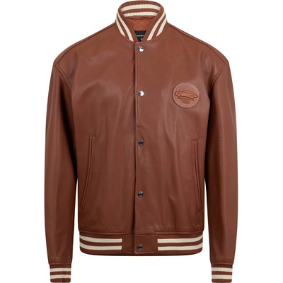 Boss Яке Boss Men's MorloPs Leather Jacket - Rust/Copper