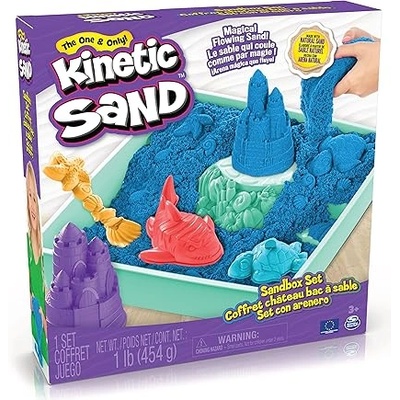 Kinetic Sand - Комплект за пясъчник - син (20143454-20146486) (92650)