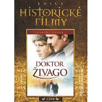 Doktor Živago limitovaná sběratelská edice - 2x - edice historických filmů DVD