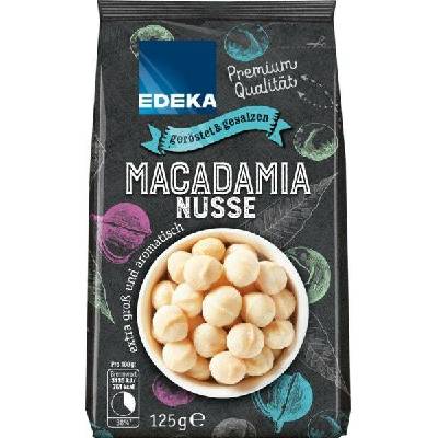 Edeka Macadam ořechy pražený a solené 125 g
