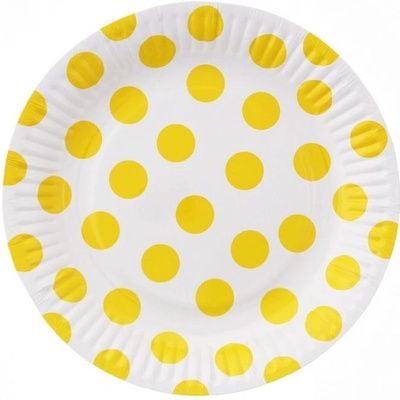 Godan Чинии, жълти на точки, 18 см