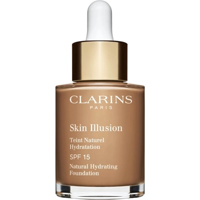 Clarins Skin Illusion Natural Hydrating Foundation озаряващ хидратиращ фон дьо тен SPF 15 цвят 114N Cappuccino 30ml