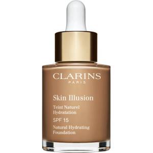 Clarins Skin Illusion Natural Hydrating Foundation озаряващ хидратиращ фон дьо тен SPF 15 цвят 114N Cappuccino 30ml