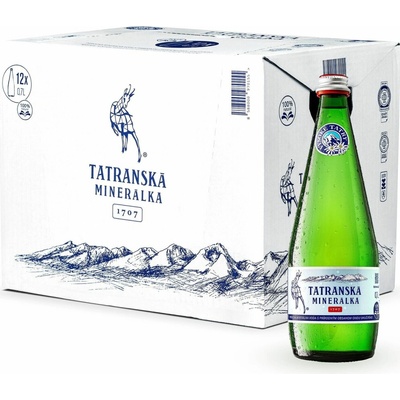 Tatranská Minerálka Minerálna voda 12 x 0,7 l