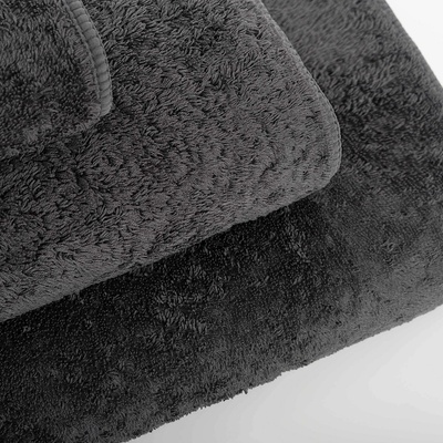Graccioza osuška z egyptské bavlny Long Double Loop 95 x 150 cm šedá storm 20766