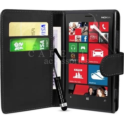 Nokia Lumia 900 Wallet Калъф + Протектор