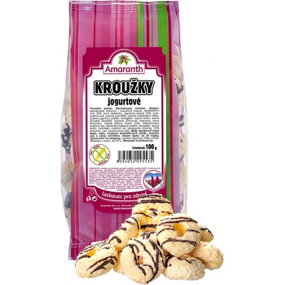 Amaranth Kroužky jogurtové 100 g