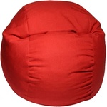 Pufrelax Пуф барбарон, 400л. , Matusalem - Montana Red, Перящ се калъф, Подходящ за деца, Пълнеж с микс от мемори пяна и дунапрен, Гама Diamond