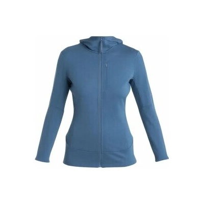 Icebreaker Merino 260 Quantum IV LS Zip Hoodie Women modrá