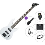 Jackson JS Series Concert Bass JS2 AH Premium SET Snow White Електрическа бас китара