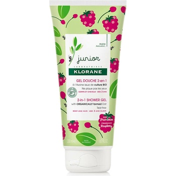 Klorane Junior Raspberry sprchový gél 200 ml