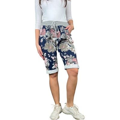 D-Stiag Stylové dámské kraťasy s růžemi