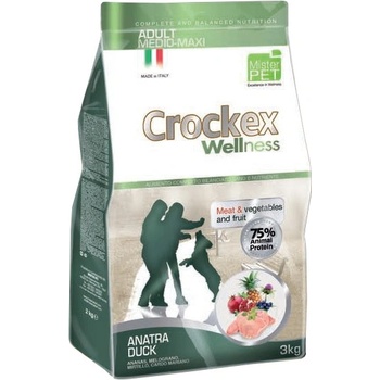 Crockex Wellness Adult Medium & Maxi Duck Rice Low Grain 3 kg