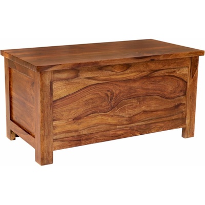 AV interiery KALI BOX 90 x 45 x 45 cm z masívu palisandru Odstín palisandru natural – Zboží Dáma