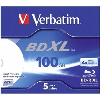 Verbatim BD-R 100GB 4x, 5ks